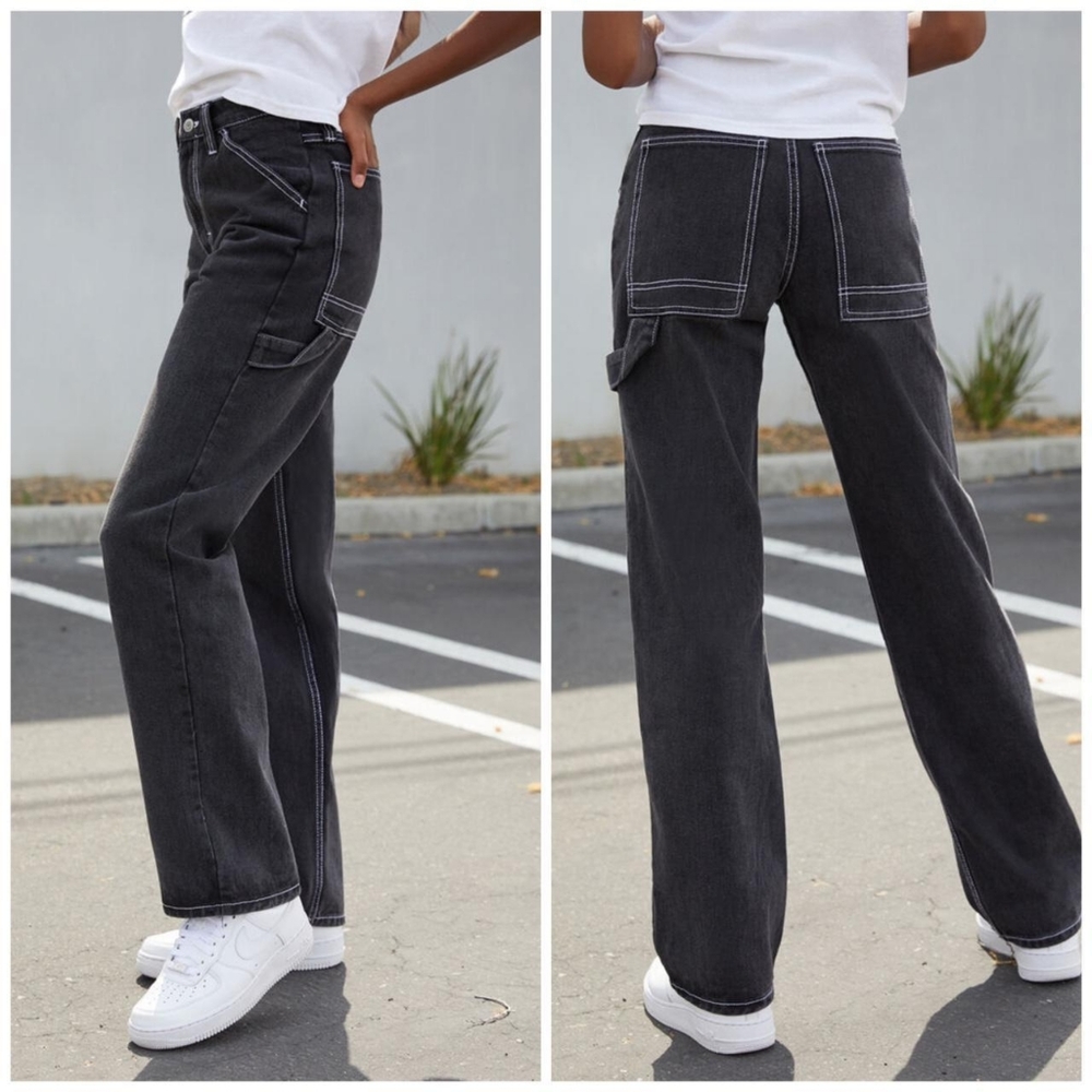high waisted jeans